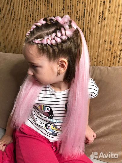 Косички с канекалоном