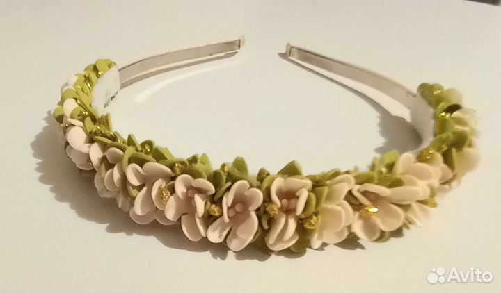 Ободок для волос ручной работы