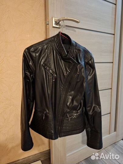 Куртка кожаная женская
