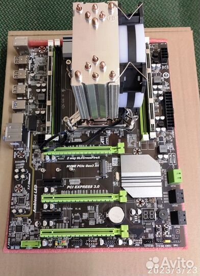 Материнская плата X 79 Turbo. Новая. Комплект