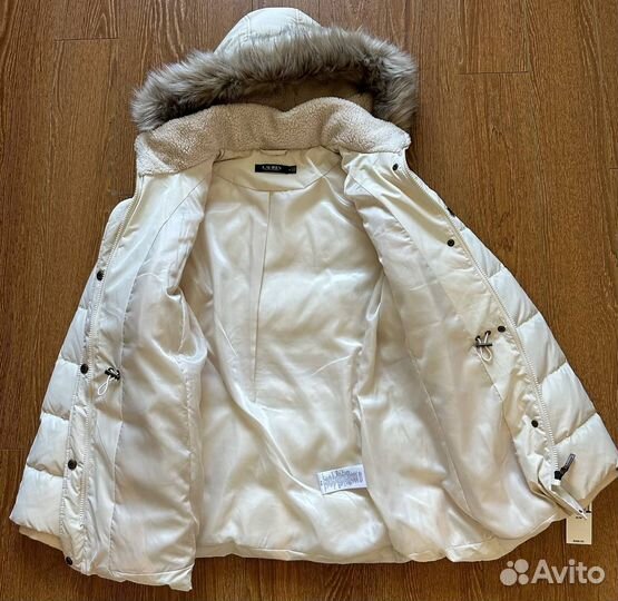 Пуховая куртка Ralph Lauren, с утяжками на талии