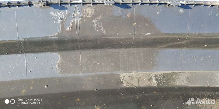 Киа Cerato 2 накладка на бампер 86695-1M000