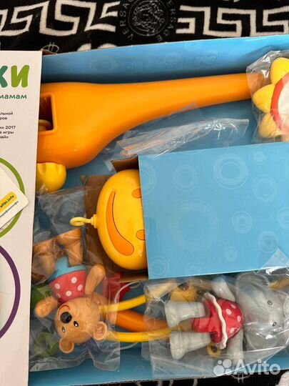 Музыкальная карусель на кроватку Жирафики