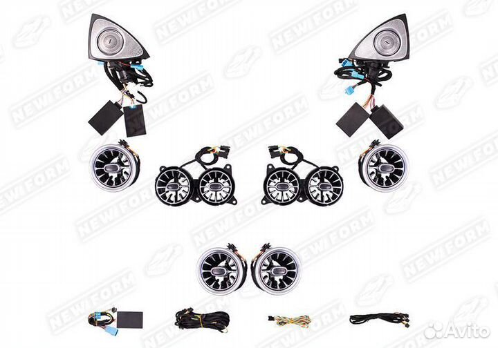 Дооснащение салона Mercedes S222 рестайлинг