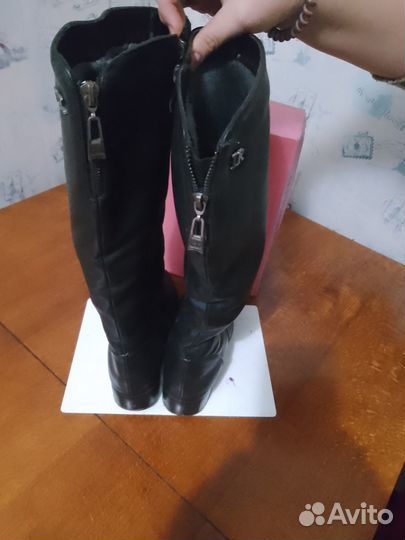Сапоги женские 36 размер зима бу