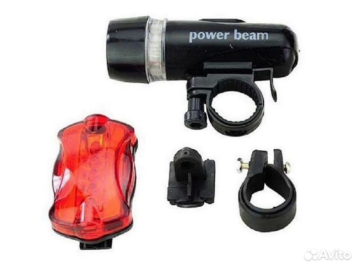 Фонари велосипедные,передний + задний