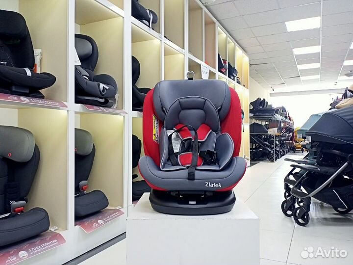 Автокресло 0-36кг Zlatek Cruiser Red Isofix 360