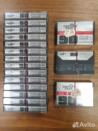 Аудиокассеты фирм.запечатанные 90.мин
