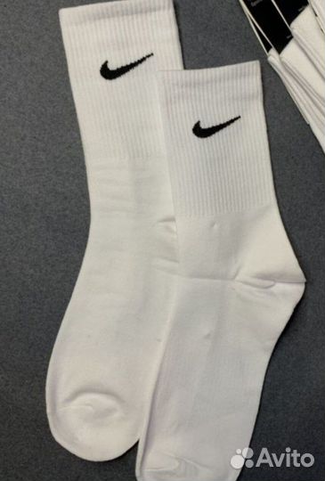 Носки Nike белые длинные