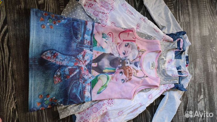 Вещи пакетом для девочки 98 104