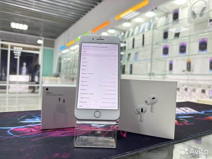 iPhone 7 Plus 32Gb Silver оригинал гарантия