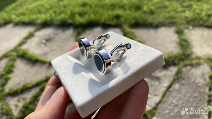 Запонки мужские новые