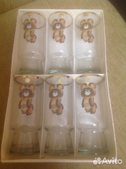 Новый набор стаканов олимпиада-80