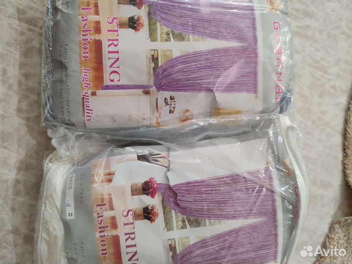 Шторы нитяные кисея