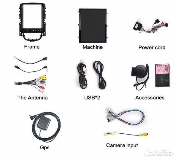 Магнитола Opel astra j tesla 2/32 гб