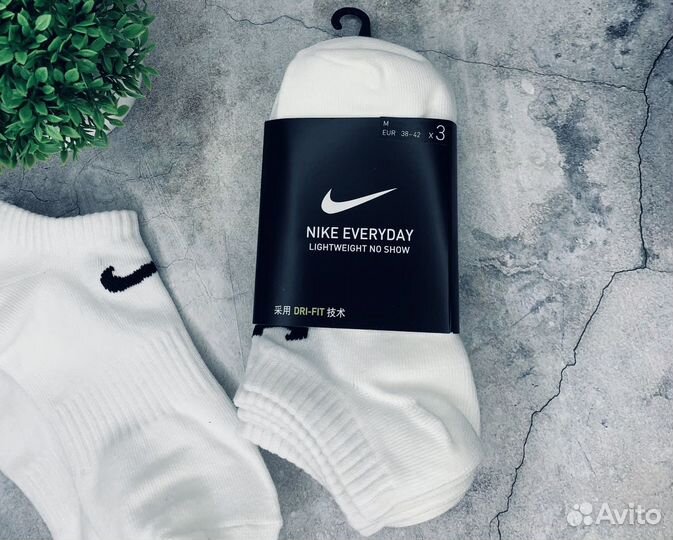 Носки NIke No Show белые оригинал