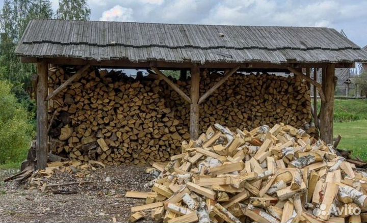 Дрова подсушенные