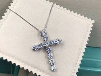 Крест Tiffany серебро новый