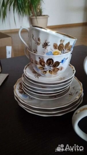 Предметы от сервиза Вербилки, фарфор,раритет