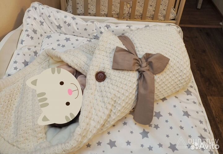 Конверт одеяло на выписку Loom