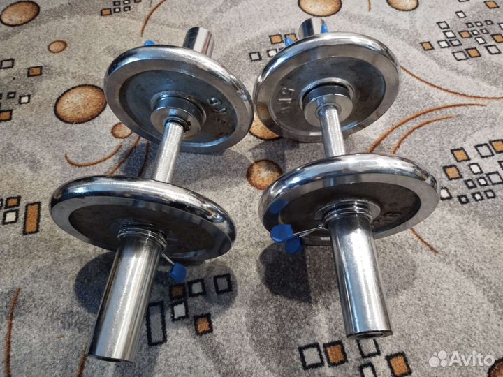 Скамья для жима лёжа, штанга, гантели, гири