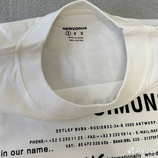 Футболка Raf simons