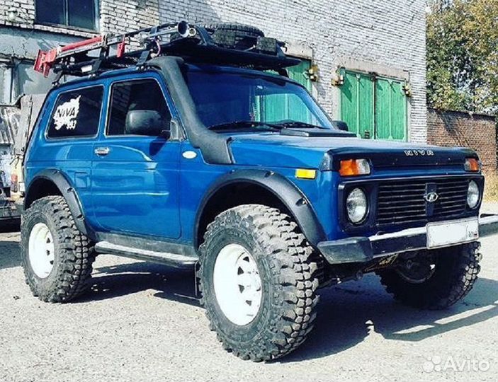 Расширители арок на Ниву - стандартные арки, 70 мм