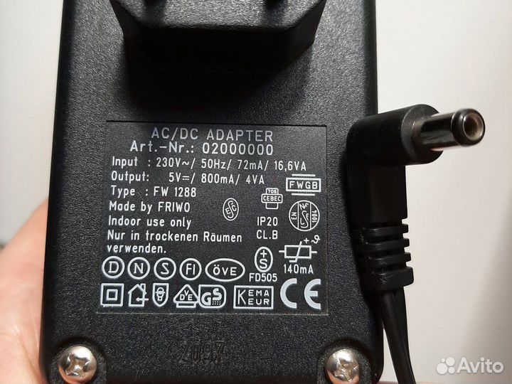 Блоки питания 9.3V, 5V