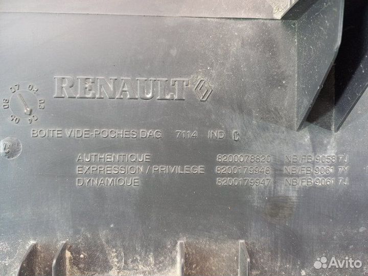 Бардачок Renault Megane 2 1.4 K4JD730 98Л.С 2004