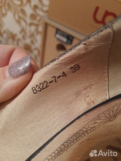 Туфли женские 39 размер натуральная кожа