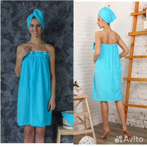 Новый набор для сауны - килт +чалма