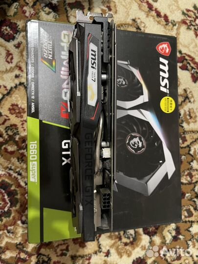 Видеокарта gtx 1660 super 6gb RGB подсветка