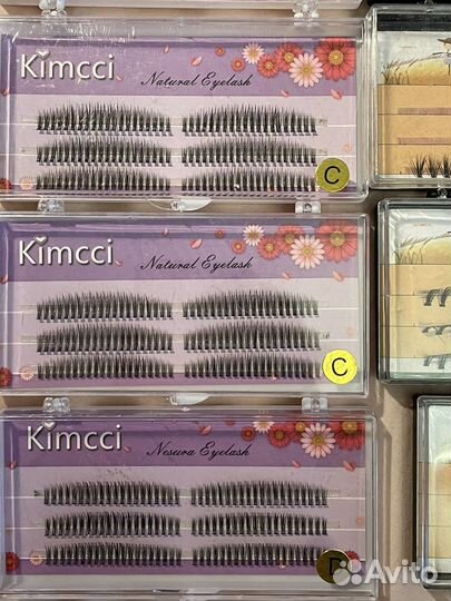 Накладные ресницы пучки
