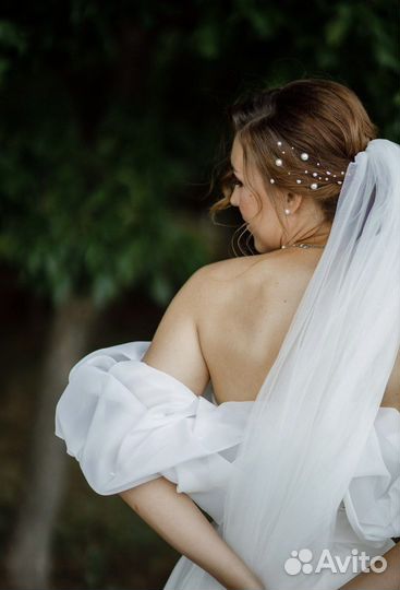 Свадебное платье-трансформер, размер 42-44