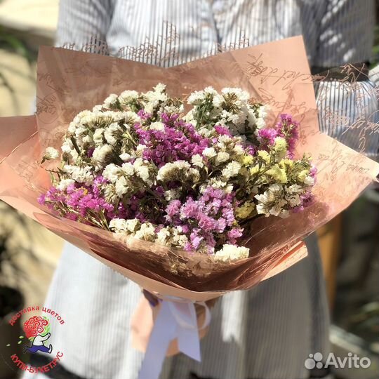 Сухоцветы, необычные букеты