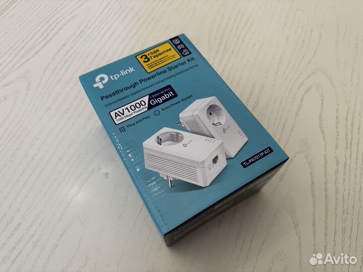 Адаптер Powerline TP-Link TL-PA7017pkit