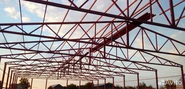 Строительство ангаров, гаражей, навесов