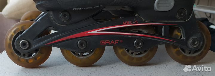 Роликовые коньки Graf детские с защитой