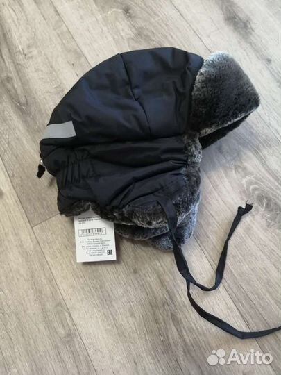 Шапка шлем Зима 52-54. Шапка новая 50-52р