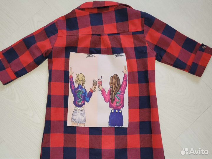 Рубашка на девочку