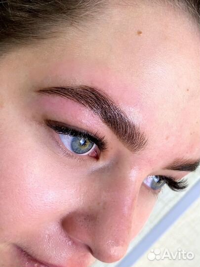 Оформление и окрашивание бровей, ламинирование