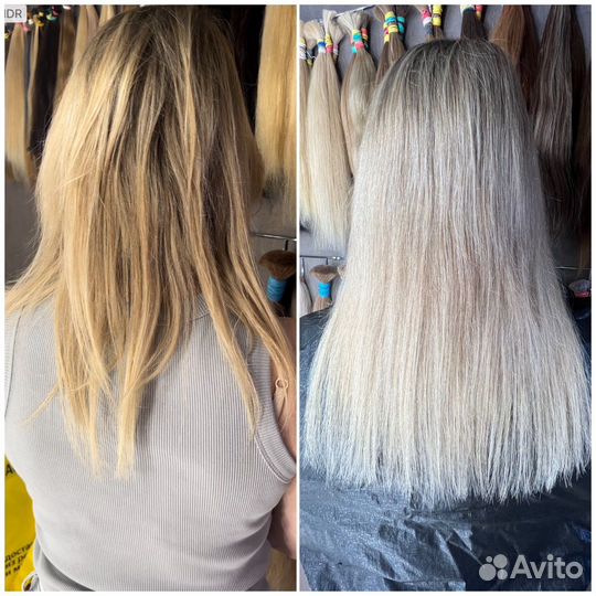 Волосы для наращивания славянка