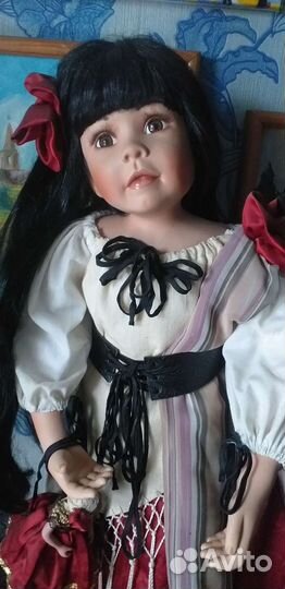 Кукла фарфоровая коллекционная от Линда Мюррей