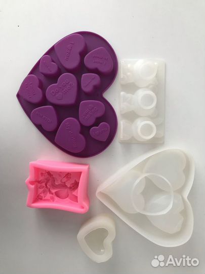 Силиконовые формы для мыла/гипса/эпоксидки/шоколад