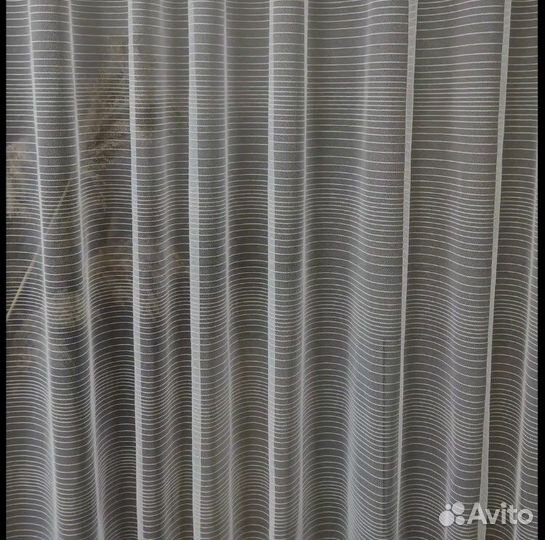 Тюль новый готовый 3 метра