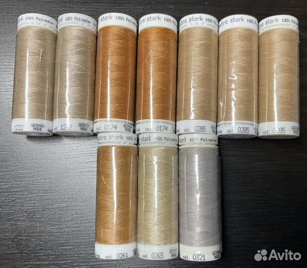 Нитки Германия 10 катушек