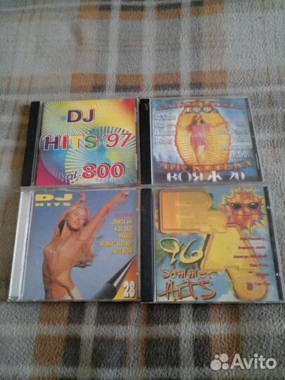 DJ Hits. Зарубеж.techno-dance 90-х г.12 аудио cd