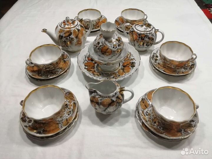 Сервиз Золотая осень. лфз.ссср