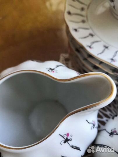 От чайного сервиза*Роза в медальоне*лфз