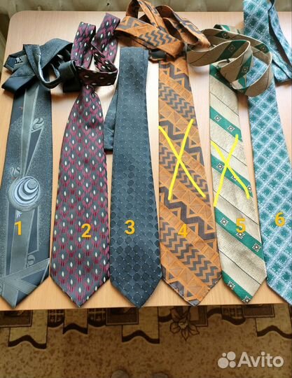Галстуки винтаж СССР